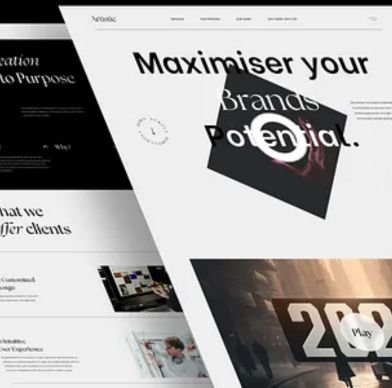 Website development for branding